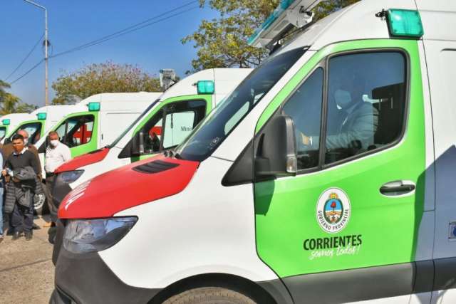 El Ministerio de Salud Pública de Corrientes adquirió 10 ambulancias nuevas